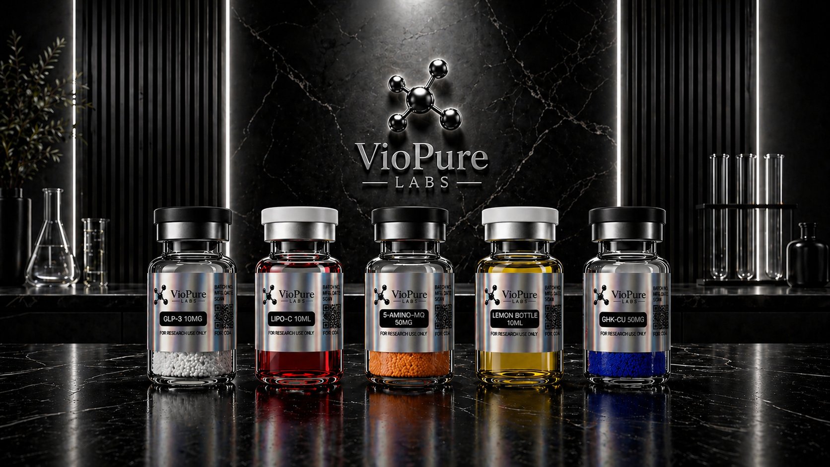 VioPure Labs Vial Collection
